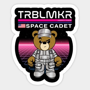 space teddy bear Sticker